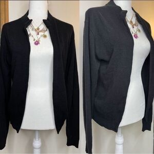 Black Sweater, Cardigan Sweater Size Medium